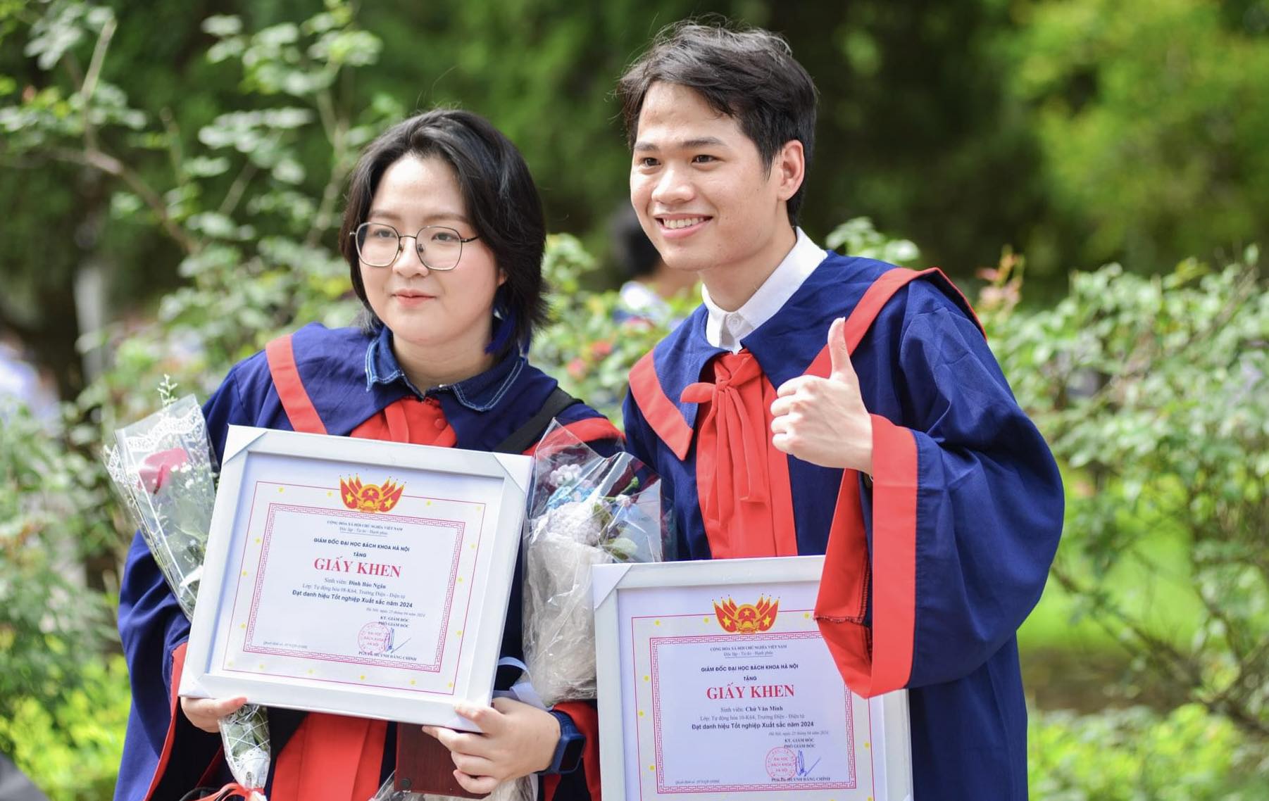 inh viên Bách khoa trong ngày tốt nghiệp tháng 5/2024. Ảnh: HUST