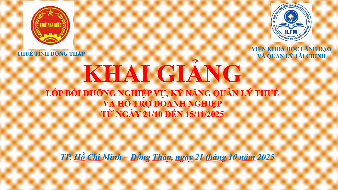 khai giảng