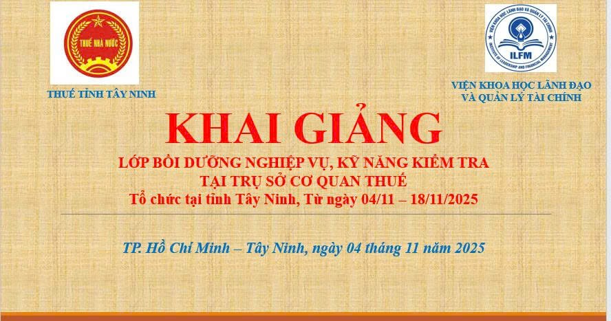 khai giảng